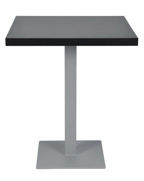 varianta zahrnuje: výška 70 cm Barvy desky stolu: černá bílá polar