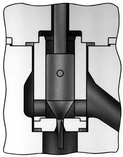 Produktový bulletin Ventil HP Obrázek 7. Vnitřní sestava Fisher HPS s kuželkou ventilu Micro-Flute Obrázek 8.