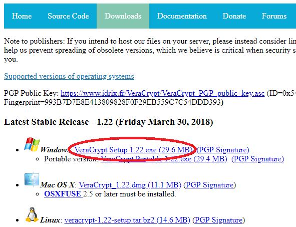 Varianta 2: VeraCrypt - použití šifrovaného úložiště Program VeraCrypt umožňuje vytvořit šifrovaný soubor, jež se po připojení chová jako běžný disk.