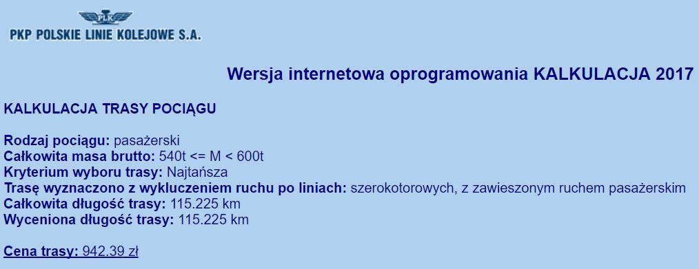 kategorii je přidělena sazba za trasu vlaku vztažena k hmotnosti vlaku. Obdobně je tomu na elektrifikovaných tratích, jen zde je kategorií celkem 5.