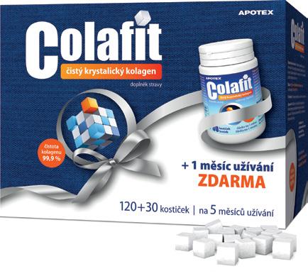 COLAFIT 120 kostiček + 30 ZDARMA Darujte čistý krystalický kolagen v malých měkkých, lehce polykatelných kostkách.
