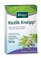 Léčiva a doplňky stravy Kneipp Krása a zdraví Doplňky stravy jsou koncentrované zdroje živin, bylin nebo jiných látek, jejichž účelem je doplňovat běžnou stravu.