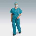 Foliodress Suit Kalhoty s tunikou pro operační sály Prevence infekcí Charakteristika Pohodlný oděv pro operační sály.