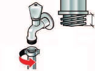 Optimální tlak vody ve vodovodní síti: 100-1 000 kpa (1-10 bar) Pŀi otevŀeném pŀívodu vody protéká minimálnč 8 l/min. Pŀi vy ím tlaku vody namontujte redukÿní ventil.
