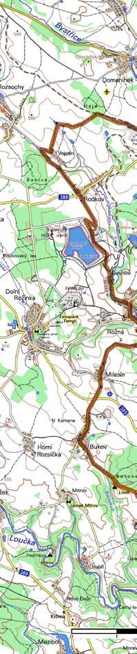 14 The Uranium Trail 45 km A trail connecting the Bystřice and Nedvědice regions. It will take you through places connected to uranium ore mining in the granite massifs in Vysočina.