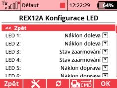 Konfigurace Alternativní konfigurace pinů zvolte daný výstup a přepněte jeho funkci na LED pásek".