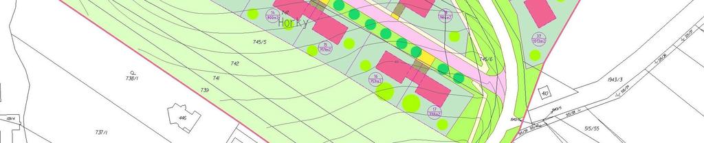 PRODEJE STAVEBNÍCH PARCEL Lokalita NA HORKÁCH Územní studie