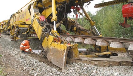 recyklaci šte rku a mycí linka na stroji Úspora materiálu díky znovuvyužití stávajícího recyklovaného šte rku Odde lená nakládka neznec ište né zeminy a zbytku po c ište