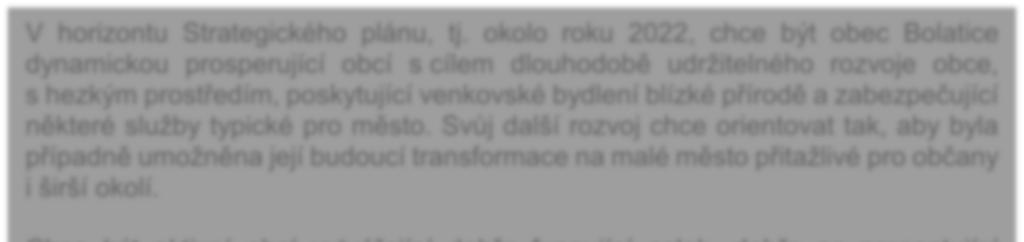Strategický plán rozvoje obce Strana 10/40 3.2.