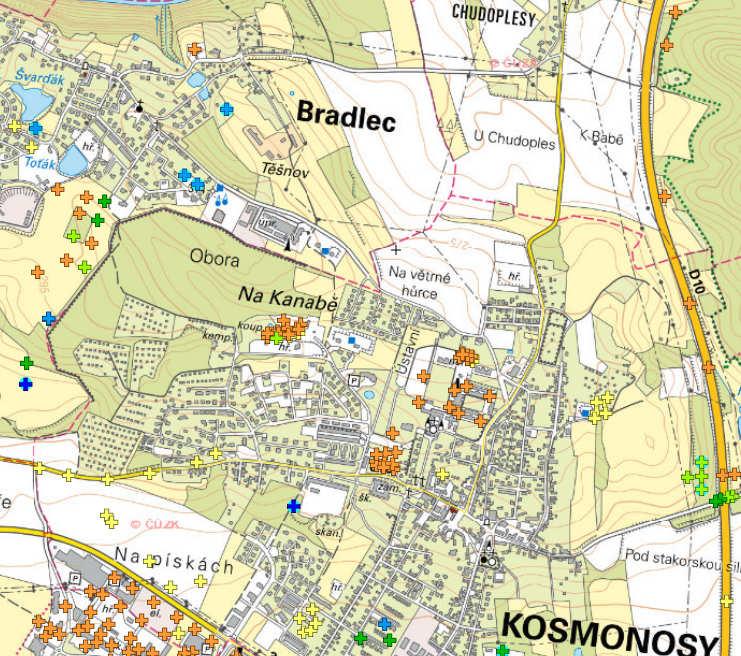 1.3 Umístění stavby, střety zájmů Projektovaná vrtaná studna bude situována na investorem vybraném pozemku s parcelním číslem (dále jen p.č.) 1602/3 v katastrálním úz