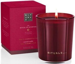 Vonné svíčky 1112082 RITUALS - Ayurveda Scented Candle Indická růže je symbolem čistoty a lásky. Její sladké delikátní aroma připomíná jarní den.