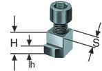 Schunk: TH 250-315, THF 250-315 21,0 27 x 11 150 M 16 SMW: HFKS 250-315, HFK 250-315 21,0 25,5 x 11 150 M 16 Röhm: KFD 250-315, KFH 250-315 (15,80) 104 25,5 29 x 11 220 M 20 Forkrdt: NH 400-500, NHF