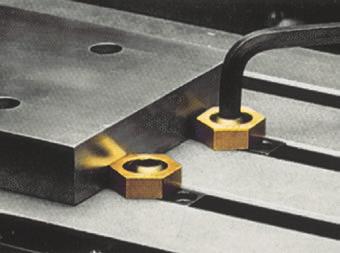 D1 H Rozměry A = Odstup obrobku od středu otvoru M 4 = 3,8 mm, M 10 = 10,2 mm, M 6 = 7,8 mm, M 12 = 12,7 mm, M 8 = 10,2 mm, M 16 = 15,0 mm.