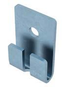 The universal bracket clamp can also be used for supporting a tray at horizontal or vertical mounting.