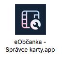 3 SPUŠTĚNÍ SPRÁVCE KARTY Před spuštěním Správce karty se doporučuje připojit k počítači čtečku a vložit do ní občanský průkaz.