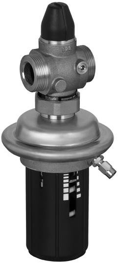Datový list Regulátor diferenčního tlaku s omezovačem průtoku (PN 25) AVPB montáž do vratného potrubí, měnitelné nastavení AVPB-F montáž do vratného potrubí, pevné nastavení Použití AVPB (-F) je