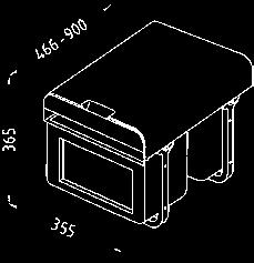 400 x 180 mm 340 x 350 x 180 mm od 700 mm 16