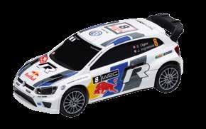 049 Autíčko Polo R WRC Polo R WRC vo verzii Monte Carlo. S funkciou naťahovania pohybom dozadu. Pozor! Nevhodné pre deti do 3 rokov. Farba: biela Mierka: 1:64 6C7.099.