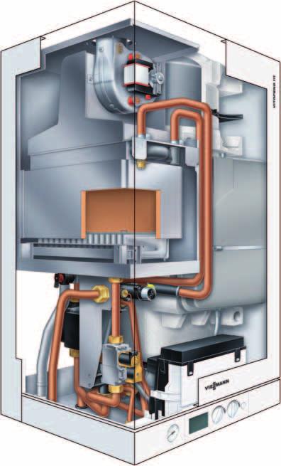 6/7 1 4 2 3 5 6 Vitopend 111-W od 10,5 do 24 (30) kw 1 Tichý spalinový ventilátor 2 Efektívny výmenník tepla 3 Vysoký