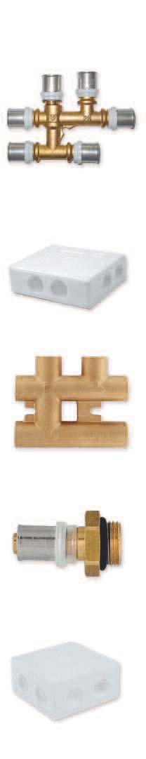 Lisované závitové tvarovky produktov F HERZ - Lisované závitové tvarovky HERZ - T-kus bez križovania Štandardne Obj.