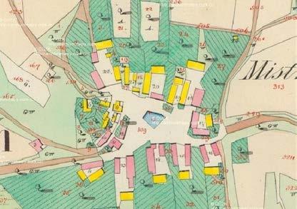 císařský otisk mapy stabilního katastru z roku 1839