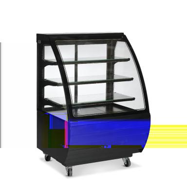 Chladící kulatá vitrína SHM147 Přístěnná vitrína SHO090 Obslužná vitrína TD130 Rozměry: L. 1470 x H. 1520 x P.