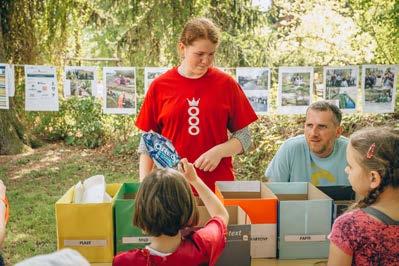 Výsledky úklidu na celém území: směsný odpad 67 500 kg, 700 kg, sklo 3 200 kg, papír 500 kg, pneumatik 289 kusů. Dále bylo nalezených 18 černých skládek. 6.3.3. 580.