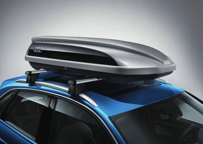 Transport 7 Popis Obj. číslo Audi Originálny box na lyže a batožinu Nový športový Audi dizajn s vylepšenou aerodynamikou.