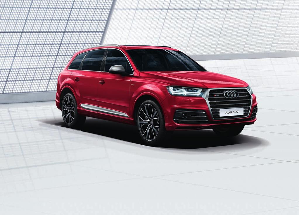 Nové Audi SQ7 TDI 25 Ikona po všetkých stránkach. Nové Audi SQ7 TDI s výkonom 320 kw (435 k) a maximálnym krútiacim momentom 900 Nm je najsilnejším dieselovým SUV na trhu.