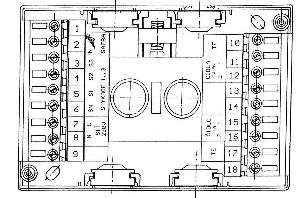 Zapojení vodičů je možno provést dvojím způsobem: připojením do svorkovnice soklu jednotlivé vodiče připojte podle obr.č. 7 na svorky označené čísly 1 až 18; připojení pomocí konektorů při tomto způsobu je nutné opatřit vodiče odpovídajícími nástrčnými dutinkami.