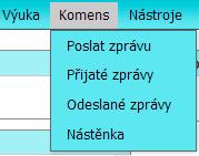 o Výchovná opatření zde jsou zobrazena veškerá výchovná opatřením udělená žákovi během pololetí Výuka obsahuje odkazy na rozvrh, přehled suplování, přehled vyučujících v jednotlivých předmětech a