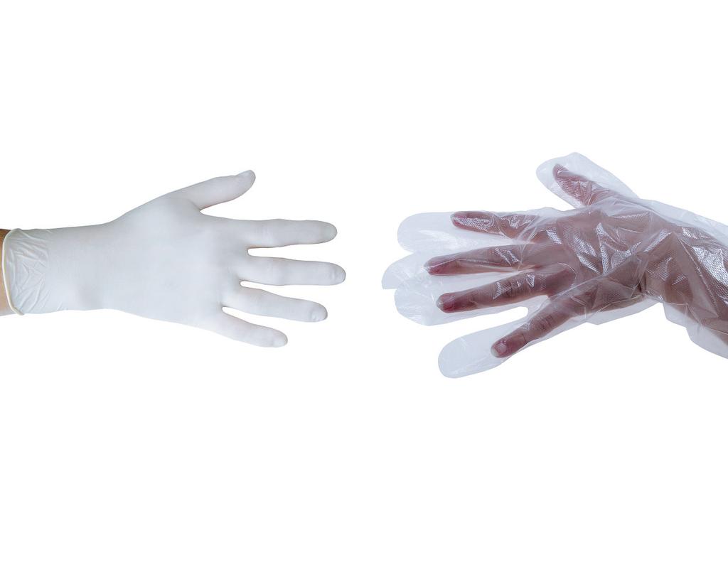 Rukavice Latexové vyšetřovací rukavice Vyšetřovací rukavice jsou pravolevé a jsou určeny pro jedno použití. Vyznačují se vysokou pevností současně s požadovanou jemností.