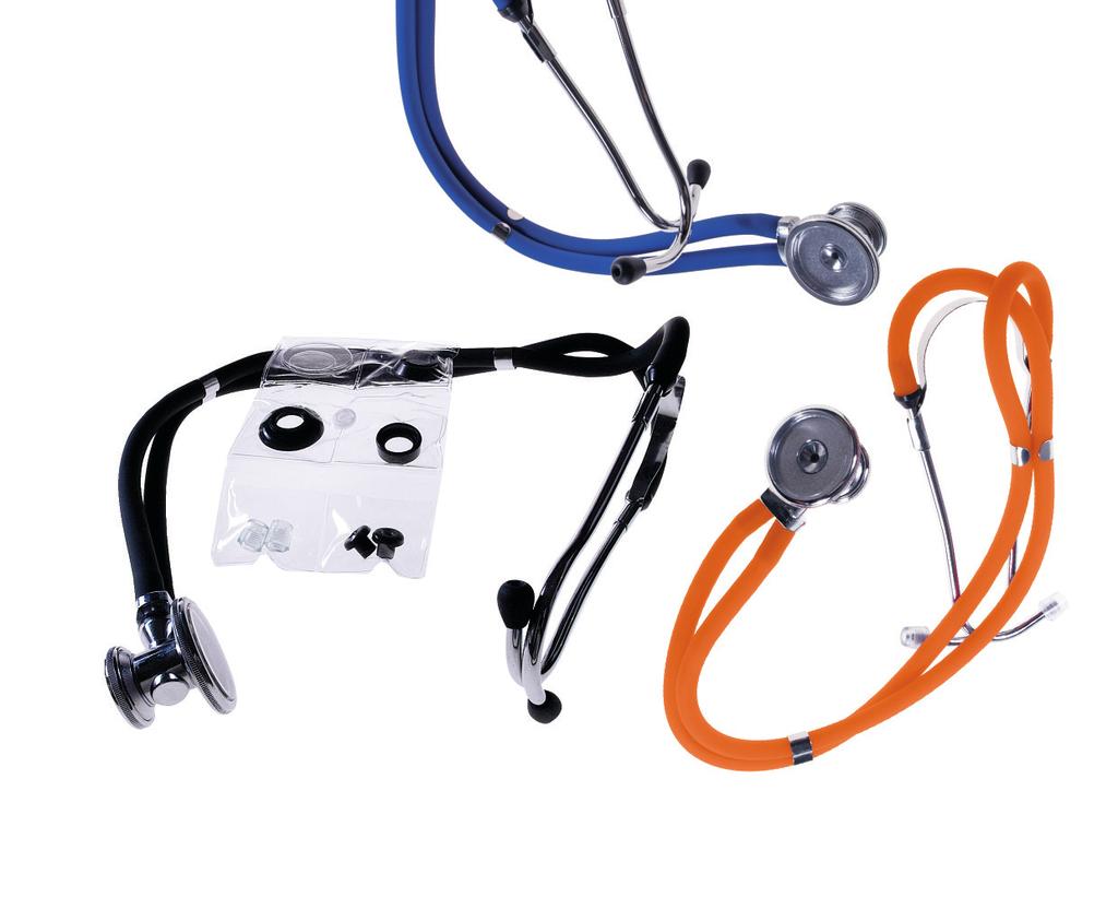 Stetoskop Stetoskop Rappaport stetoskop je duální stetoskop. Má dvojitou hadičku pro ještě lepší poslech.