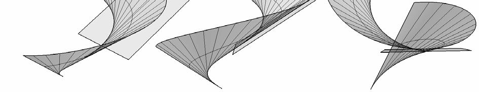 Protože S' a ronice plochy je tedy dle (1) taru cos sin 0 0 1 cos sin 0 0 0 T sin cos 0 0 0 sin cos 0 0 1 P ( u ; ) = + u 0 0 1 0 0 0 1 1 0 0 0 1 1 0 0 0 1 0 f ( ) g( ) f ( ) = ( cos ;sin ; ;1) ; g (