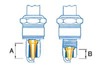 Zapalovací systémy Délka spodní vyčnívající části izolátoru rozhoduje o tom zda svíčka má nízkou tepelnou hodnotu (teplá neboli měkká), nebo vysokou tepelnou hodnotu (studená neboli tvrdá).