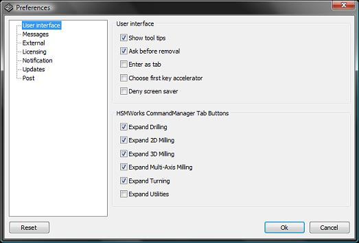 2.2 Rozprostření ikon operací v nástrojové liště HSMWorks Uvolněním nové verze produktu HSMWorks došlo k mírné změně uživatelského prostředí v nástrojové liště operací oproti předchozím verzím.