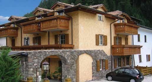 apartmány poloha: San Lugano, centrum - 100 m, skiareál Alpe Cermis - 8,5 km, Cavalese / centrum - 8 km vybavenost a služby: recepce, restaurace s TV sat., bar s TV sat.