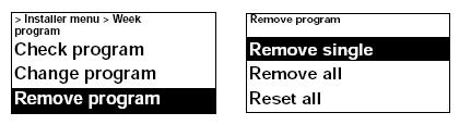 V režimu zapnuto - On se v základním okně objeví symbol slunce, měsíce nebo OFF (tj. funkce den, noc nebo vypnuto).