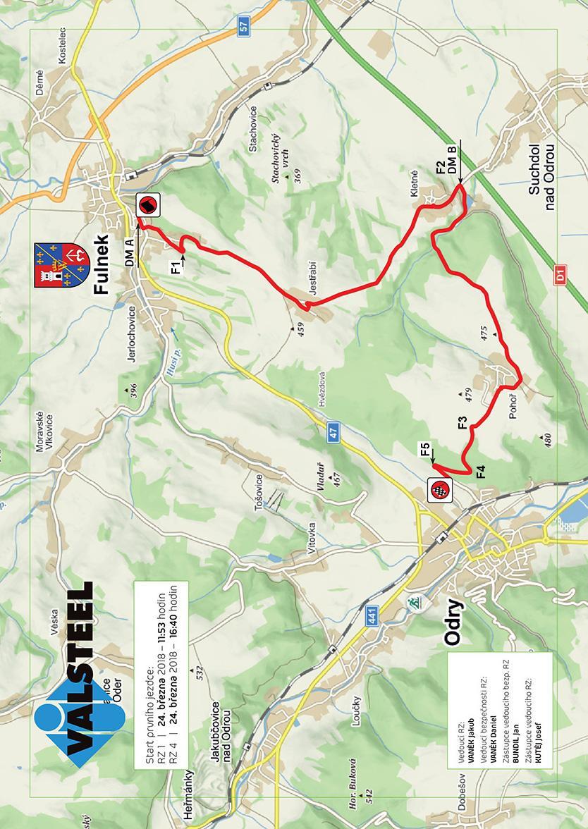 RZ 1/4 Fulnek (13,61 km) Zakázaný