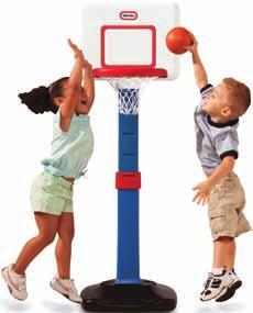 basketbalistů obsahuje koš a míček.