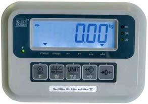 KPZ 52-18 Indikátor KPZ 52-19 Indikátor KPZ 52-18 / KPZ 52-19 Indikátor ( standartní ), 6-místný 30 mm vysoký LCD displej, zobrazující symboly stavu, podsvícený, 5 ovládacích kláves Základní funkce: