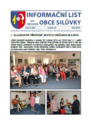 Informační list obce Silůvky, č. 4 (88) zima 2016 ZIMNÍ STOPOU OKOLO SILŮVEK V sobotu 14