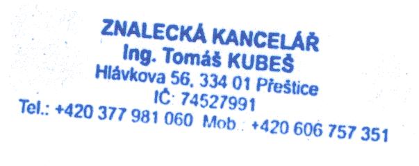 - 7 - Závěr Obvyklá cena souboru zařízení činí: 1 315 200,00 Kč včetně DPH Odborné vyjádření bylo vypracováno nestranně a dle nejlepšího vědomí a svědomí. V Přešticích dne 23.