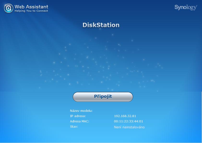 Kapitola Instalace systému DSM na zařízení DiskStation 3 Po dokončení nastavení hardwaru spusťte na zařízení DiskStation instalaci systému DiskStation Manager (DSM); jedná se o operační systém