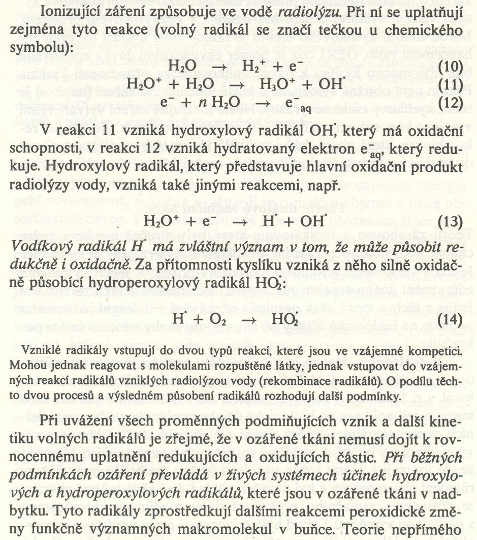 !! Volné radikály jsou vysoce reaktivní částice, které mají ve své