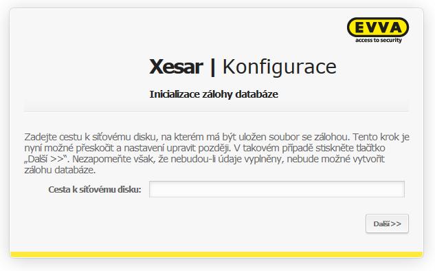 21 Obnovení databáze Pokud jste tuto funkci aktivovali, vytváří váš software Xesar při každém zavírání softwaru na vámi zadané cestě zálohu.