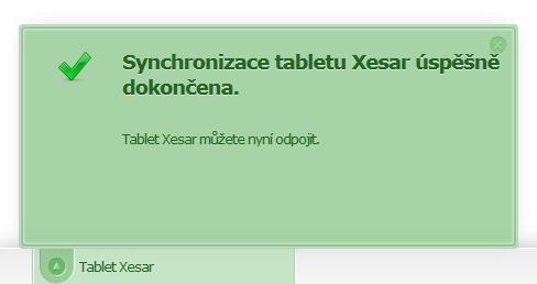 Na tabletu Xesar se zobrazí všechny nevyřešené úkony údržby.