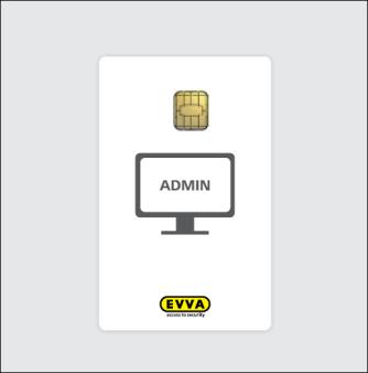 4 Systémové médium 4.1 Administrátorská karta Obrázek 6: Administrátorská karta (ilustrační foto) Administrátorská karta je kontaktní elektronická čipová karta standardního formátu.