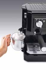 ideální teploty již uvařené kávy permanentní zlaty filtr ve tvaru V kompletní přístup z přední části přístroje: přístroj lze otevřít zepředu, pro snadné použití a snadné doplnění vody a kávy