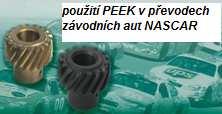 Mezi hlavní výhody ozubených kol z plastu patří: - nízká hmotnost - schopnost tlumení hluku,vibrací a rázů - dobré kluzné vlastnosti - tuhost a tvrdost při dostatečné houževnatosti - elektroizolační